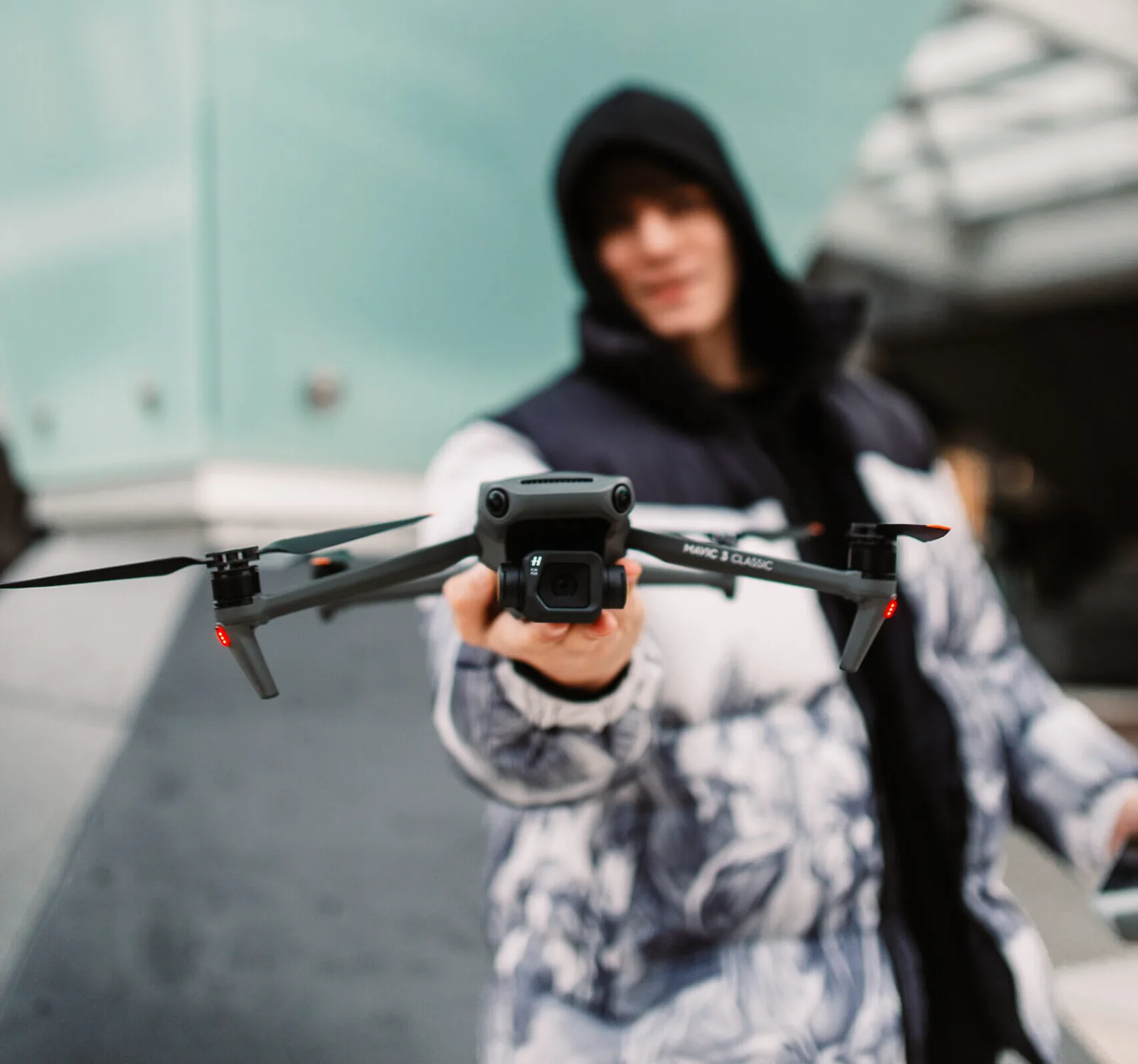 Max flying a DJI Mavic 3